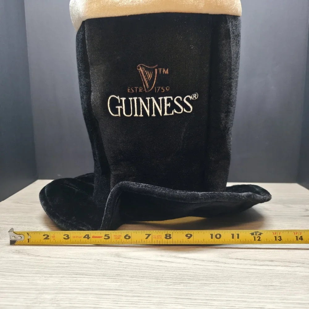 Vintage Guinness Beer Party Hat - Black White Festive Hat Top Hat